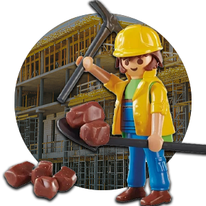 PLAYMOBIL LIMPIEZA, OBRAS Y CONSTRUCCIÓN