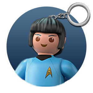 PLAYMOBIL LLAVEROS Y COMPLEMENTOS