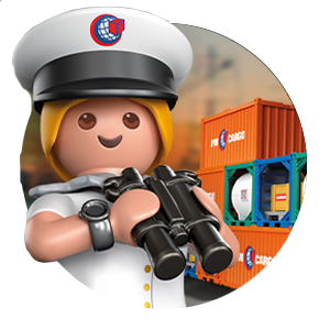 PLAYMOBIL TRANSPORTES Y PUERTO COMERCIAL