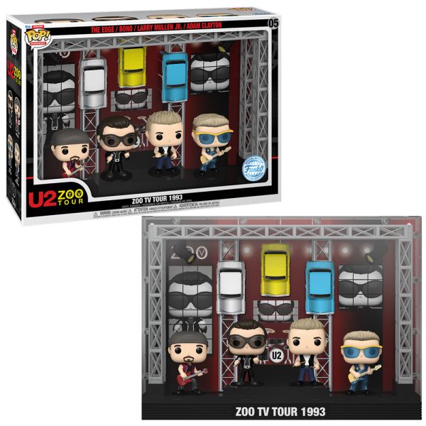 Playmycenter Funko Pop! U2 ZooTV - Zoo TV Tour 1993 Pack de 4