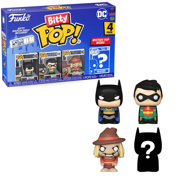 FUNKO BITTY POP! BATMAN BATMAN, ROBIN, EL ESPANTAPÁJAROS Y ¿? - Main Image