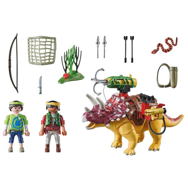 Playmobil coche con triceratops shop