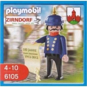 PLAYMOBIL® 6105 GENDARME VICTORIANO ESPECIAL 100 AÑOS CIUDAD ZIRNDORF 1323