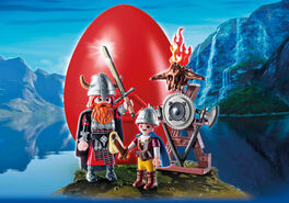 PLAYMOBIL - VIKINGOS CON ESCUDO