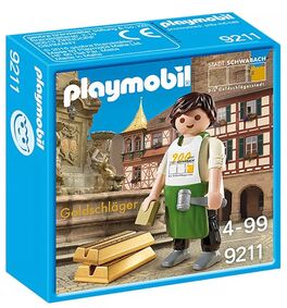 PLAYMOBIL - BATIDOR DE ORO DE SCHWABACH