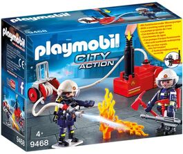 PLAYMOBIL - BOMBEROS CON BOMBA DE AGUA