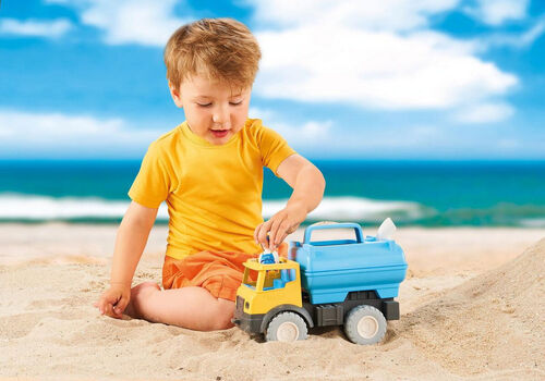 PLAYMOBIL ® 9144 1.2.3 SAND CAMIÓN CON TANQUE DE AGUA