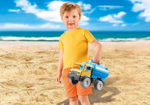 PLAYMOBIL ® 9144 1.2.3 SAND CAMIÓN CON TANQUE DE AGUA