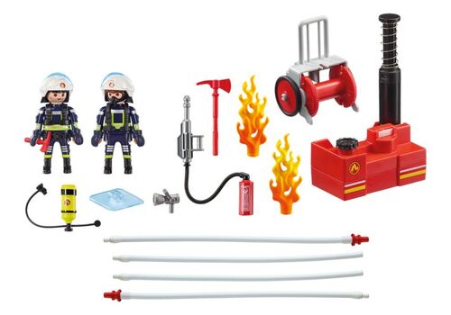 PLAYMOBIL - BOMBEROS CON BOMBA DE AGUA