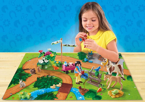 PLAYMOBIL - PLAY MAP: EXCURSIÓN CON PONI