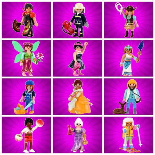 PACK PLAYMOBIL 9333 SOBRE SORPRESA SERIE 13 NIÑAS COMPLETA