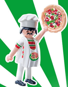 PLAYMOBIL - PIZZERO - SOBRE SORPRESA SERIE 12 NIÑOS