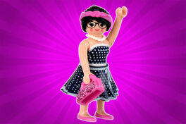 PLAYMOBIL 9333-8 SOBRE SORPRESA SERIE 13 NIÑAS - CHICA PIN UP