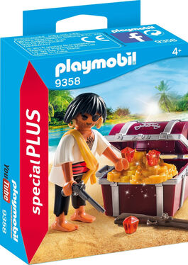 PLAYMOBIL - PIRATA CON TESORO