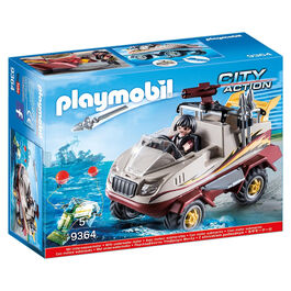 PLAYMOBIL - COCHE ANFIBIO DE LOS LADRONES