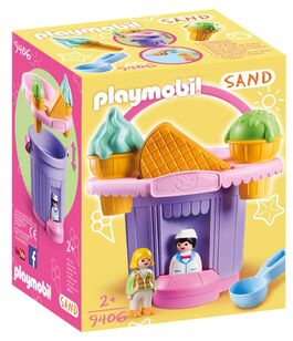 PLAYMOBIL 9406 1.2.3. SAND CUBO DE ARENA HELADERÍA