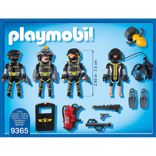 PLAYMOBIL - EQUIPO DE LAS FUERZAS ESPECIALES
