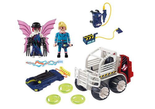PLAYMOBIL - CAZAFANTASMAS: SPENGLER CON COCHE