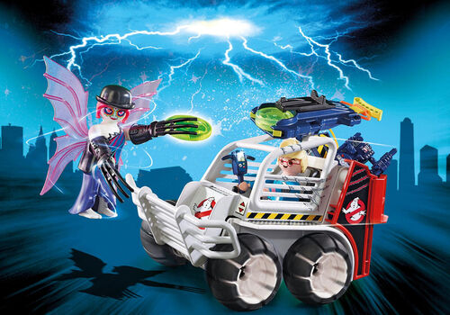 PLAYMOBIL - CAZAFANTASMAS: SPENGLER CON COCHE