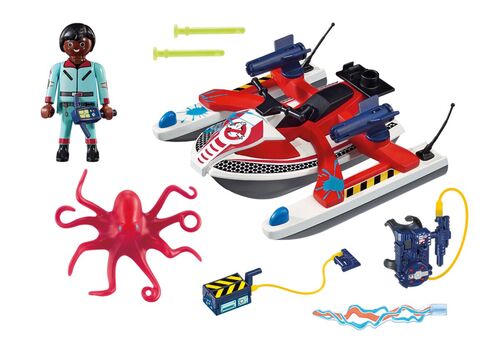 PLAYMOBIL - CAZAFANTASMAS: ZEDDEMORE CON MOTO DE AGUA