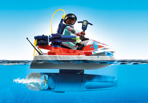 PLAYMOBIL - CAZAFANTASMAS: ZEDDEMORE CON MOTO DE AGUA
