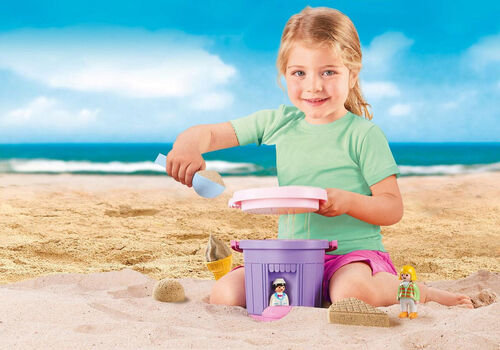 PLAYMOBIL 9406 1.2.3. SAND CUBO DE ARENA HELADERÍA