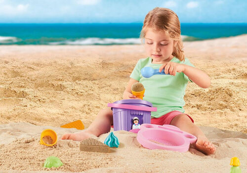 PLAYMOBIL 9406 1.2.3. SAND CUBO DE ARENA HELADERÍA