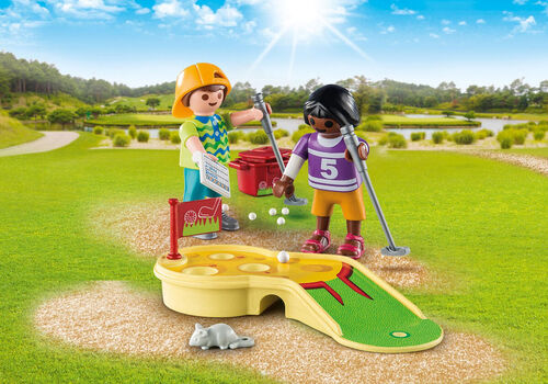 PLAYMOBIL 9439 NIÑOS JUGANDO A MINIGOLF
