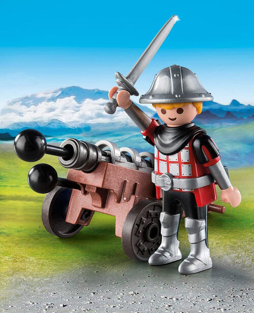 PLAYMOBIL 9441 CABALLERO CON CAÑON