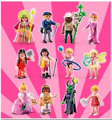 PLAYMOBIL 5459-9 SOBRE SORPRESA SERIE 6 NIÑAS - REINA DEL PALACIO DE CRISTAL