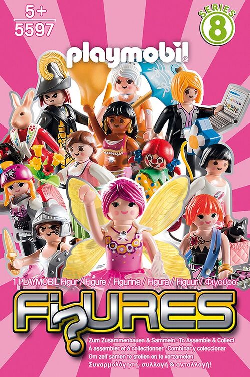 PLAYMOBIL 5597-6 SOBRE SORPRESA SERIE 8 NIÑAS - CHICA CON PERRO