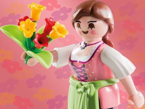 PLAYMOBIL 5597-8 SOBRE SORPRESA SERIE 8 NIÑAS - AUSTRIACA CON DIRNDL