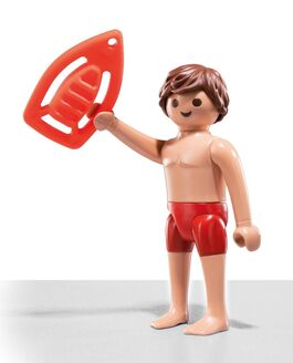 PLAYMOBIL  5458-4 SOBRE SORPRESA SERIE 6 NIÑOS - VIGILANTE DE LA PLAYA