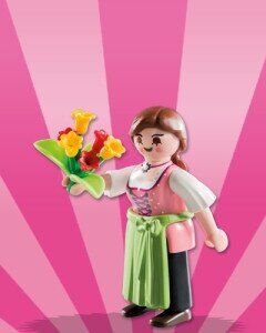 PLAYMOBIL 5597-8 SOBRE SORPRESA SERIE 8 NIÑAS - AUSTRIACA CON DIRNDL