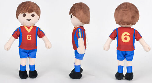 PELUCHE PLAYMOBIL JUGADOR DE FÚTBOL ESPAÑA - SERIE LIMITADA EXCLUSIVO PLAYMYCENTER