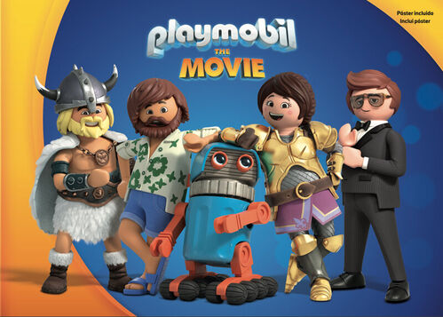 PELUCHE PLAYMOBIL THE MOVIE - REX DASHER 27 CM