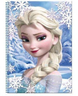 MONTICHELVO DISNEY ELSA FROZEN HEART - CUADERNO ESPIRAL A4 80 HOJAS