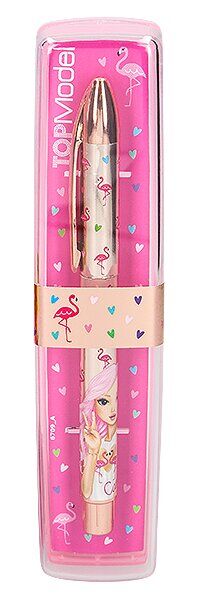 TOP MODEL 006709-2 BOLÍGRAFO EN CAJITA DE REGALO TROPICAL - ROSA