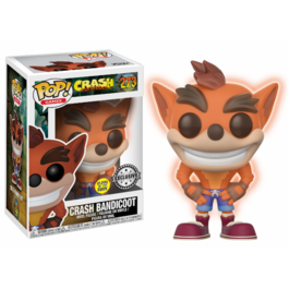 FUNKO POP! CRASH BANDICOOT GITD - EDICION ESPECIAL, VER FOTOS REALES - REFERENCIA 25646, NÚMERO 273