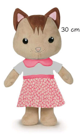 PELUCHE FARM FAMILY - GATO MARRÓN CHICA 30 CM