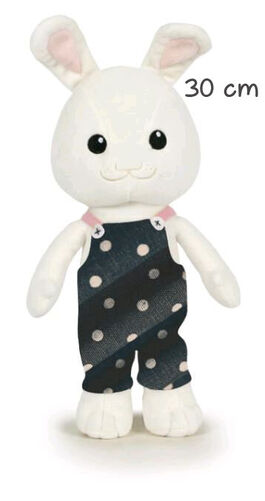 PELUCHE FARM FAMILY - CONEJO BLANCO CHICO 30 CM