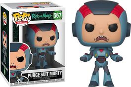 FUNKO POP! RICK Y MORTY - MORTY CON TRAJE DE LA PURGA