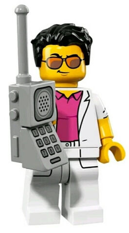 LE71018-12 LEGO® MINIFIGURES® 17ª edición - Yuppie (Sobre abierto)