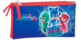 ESTUCHE PORTA TODO TRIPLE PJ MASKS 55492