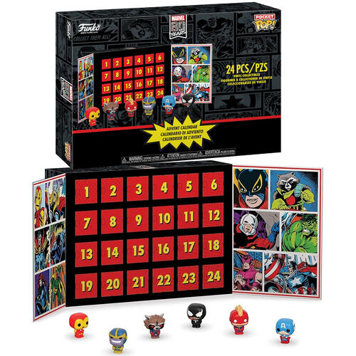 FUNKO POCKET POP! LLAVERO CALENDARIO DE ADVIENTO - MARVEL