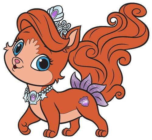 PELUCHE DISNEY PALACE PETS - TREASURE GATO NARANJA 15 CM
