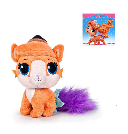 PELUCHE DISNEY PALACE PETS - TREASURE GATO NARANJA 15 CM