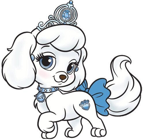 PELUCHE PALACE PETS - PUMPKIN PERRO BLANCO 15 CM