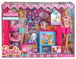 BARBIE BDF49 MALIBU AVE TIENDA DE MASCOTAS + MUÑECA BARBIE