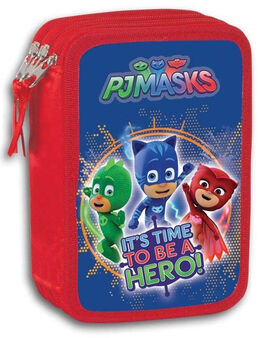 plumier triple con material pj masks 55491
